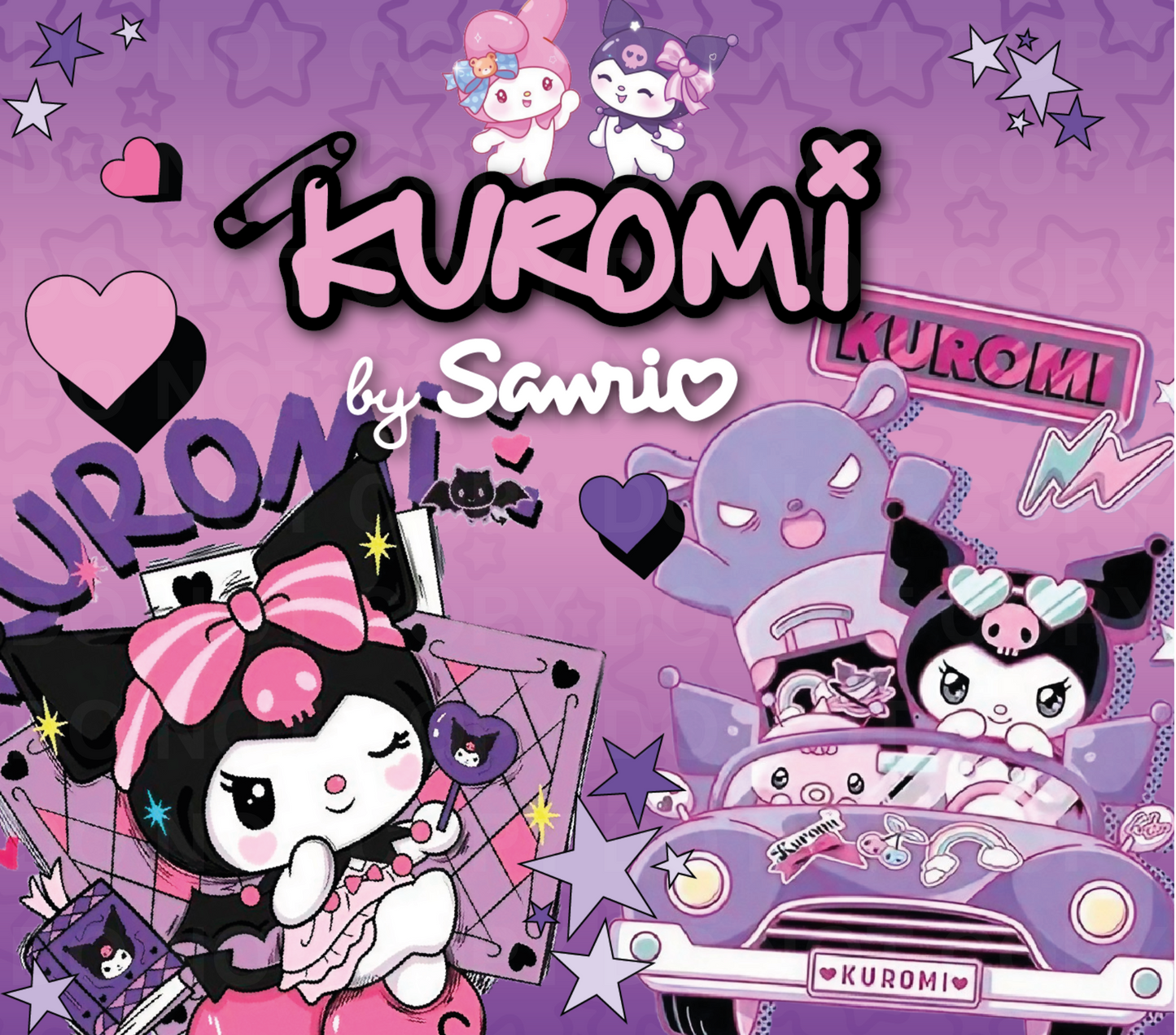 Kuromi 20oz tumbler