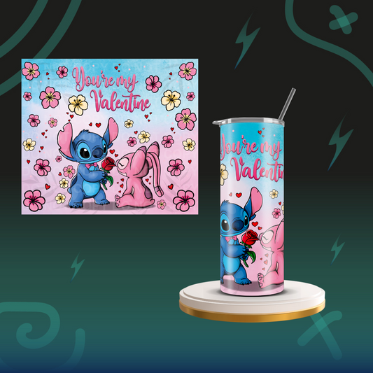 Stitch and Angel 20oz tumbler