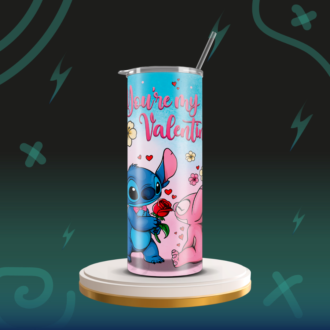 Stitch and Angel 20oz tumbler